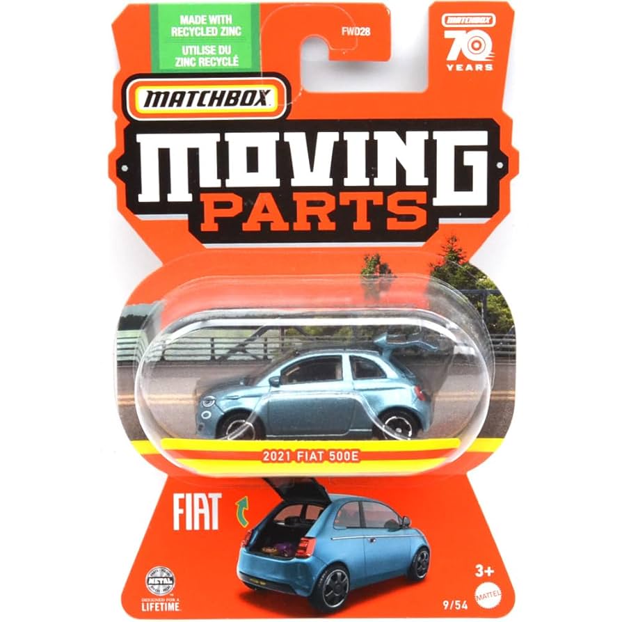 Amazon | MATCHBOX 1:64SCALE “MBX MOVING PARTS - 2021 FIAT